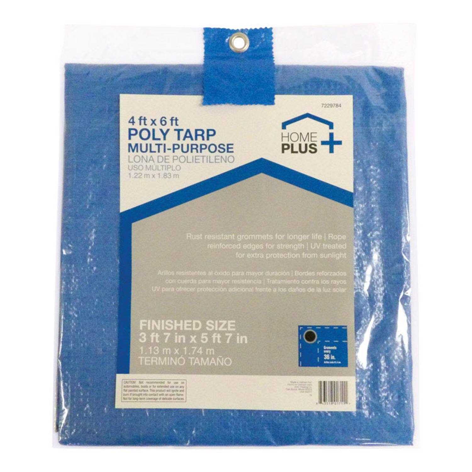 Home Plus Light Duty Polyethylene Tarp - Zenithce