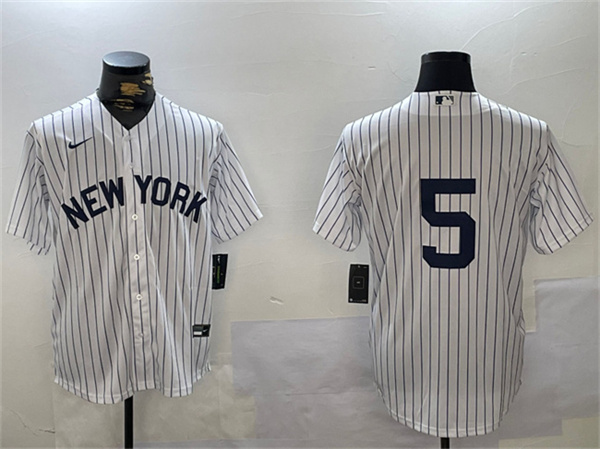 New York Yankees #5 Joe DiMaggio White Cool Base Stitched Jersey - Zenithce