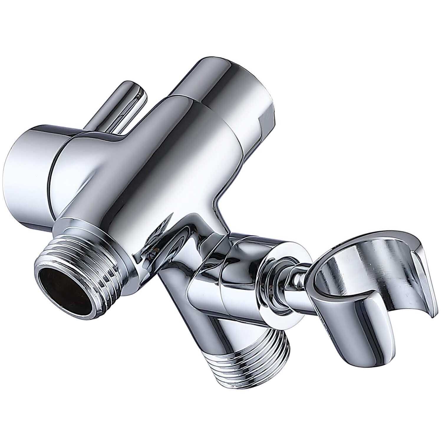 G-promise All Metal Dual Square Shower Head Combo 8 inch Rain Shower Head - Zenithce