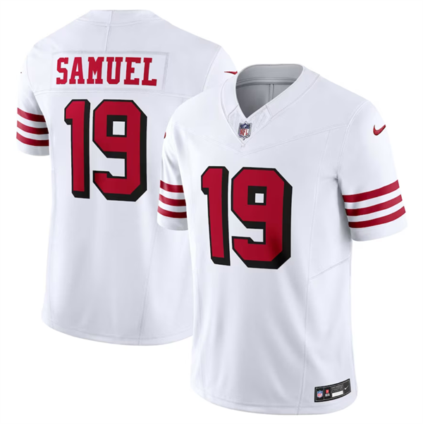San Francisco 49ers #19 Deebo Samuel New White 2023 F.U.S.E. Vapor Untouchable Limited Stitched Jersey - Zenithce