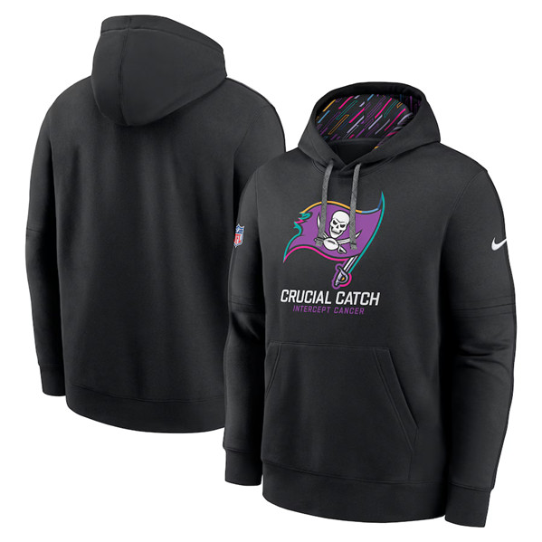 Tampa Bay Buccaneers Black 2024 Crucial Catch Club Pullover Hoodie - Zenithce
