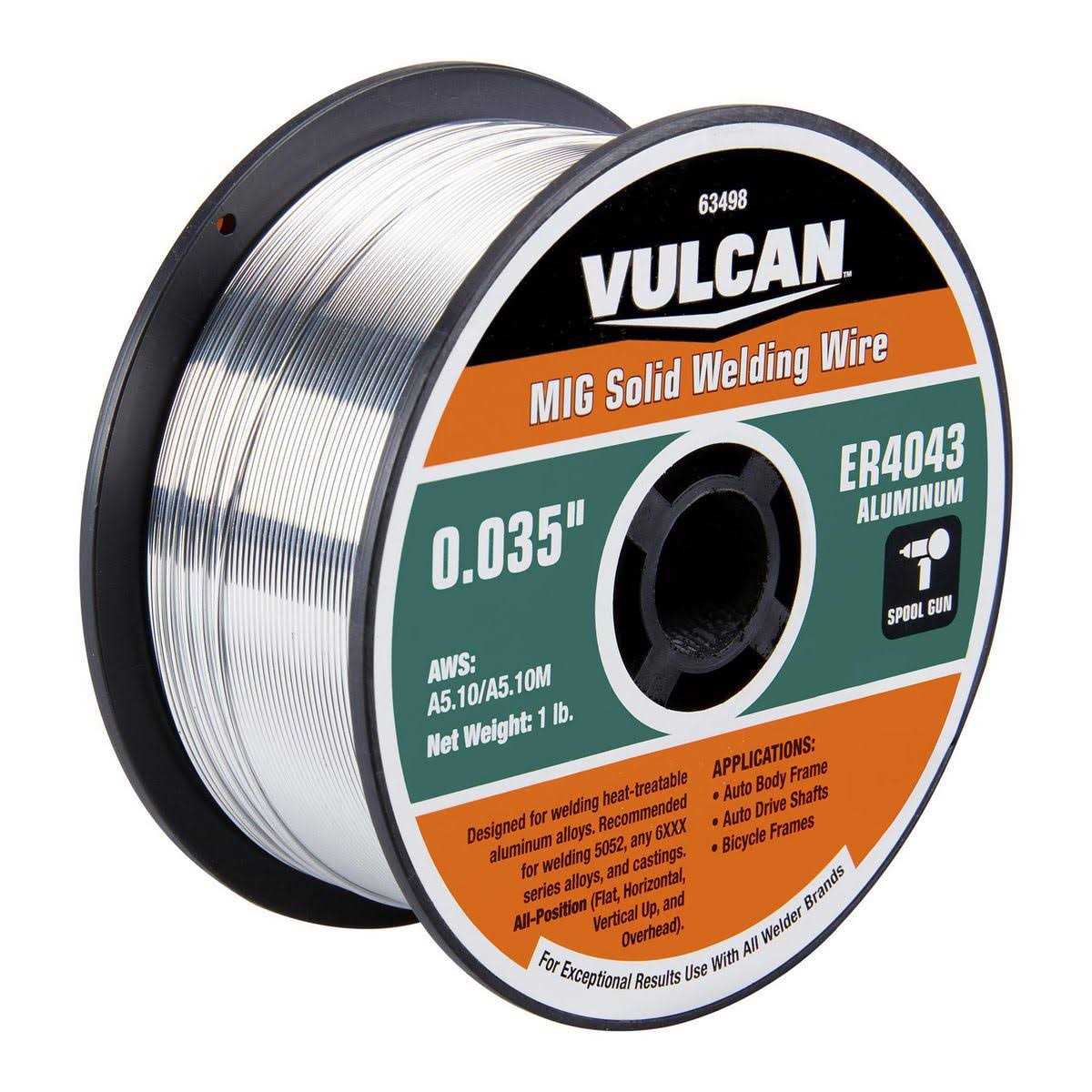 Vulcan 0.035 in. E71T-GS Flux Core Welding Wire - Zenithce