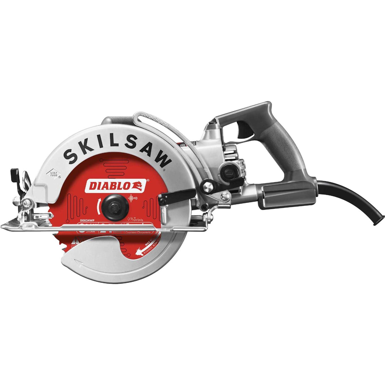 Skilsaw 15 Amp Corded Worm Drive Circular Saw SPT77WML-01 - Zenithce