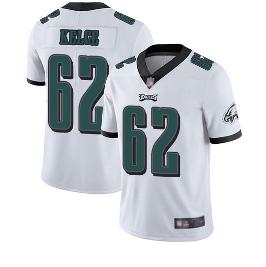 Philadelphia Eagles #62 Jason Kelce White Vapor Untouchable Limited Stitched Jersey - Zenithce