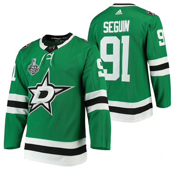 Dallas Stars 2020 Stanley Cup #91 Tyler Seguin Final Bound Green Stitched Jersey - Zenithce