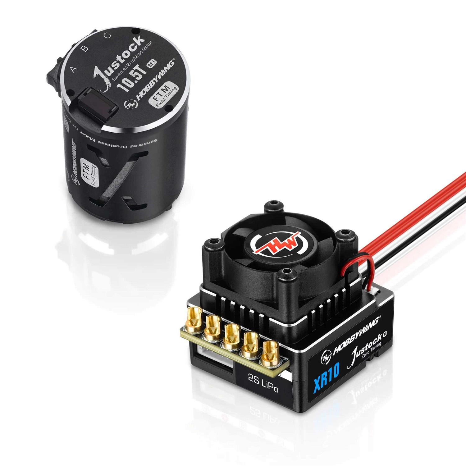 Hobbywing Xerun XR10 Justock G3 ESC & Justock G2.1 Motor - Zenithce