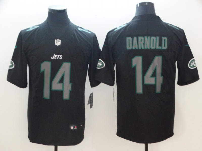 New York Jets #14 Sam Darnold 2018 Black Impact Limited Stitched Jersey - Zenithce