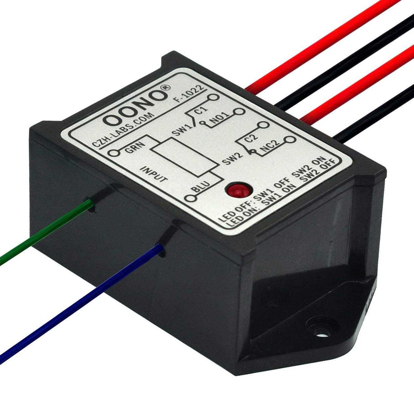 OONO DPST 1NO 1NC 8Amp Power Relay Module - Zenithce