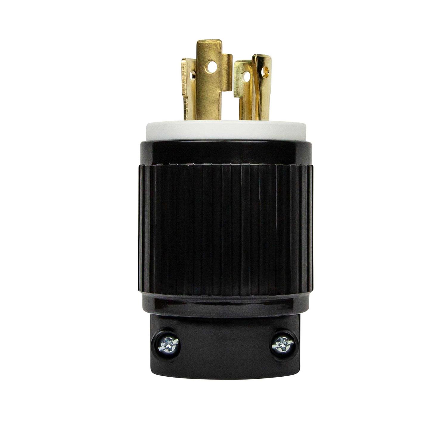 Enerlites 66421-BK Industrial Grade Locking Plug - Zenithce