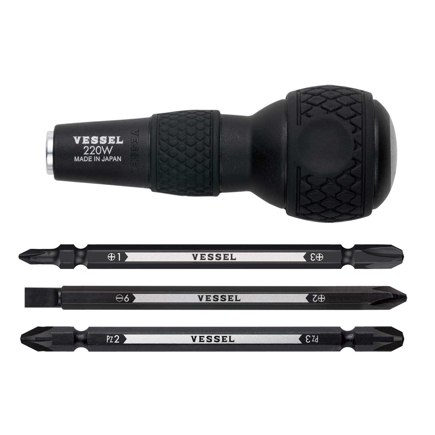 Vessel Ball Grip Carrying Bit Holder QB22RU - Zenithce