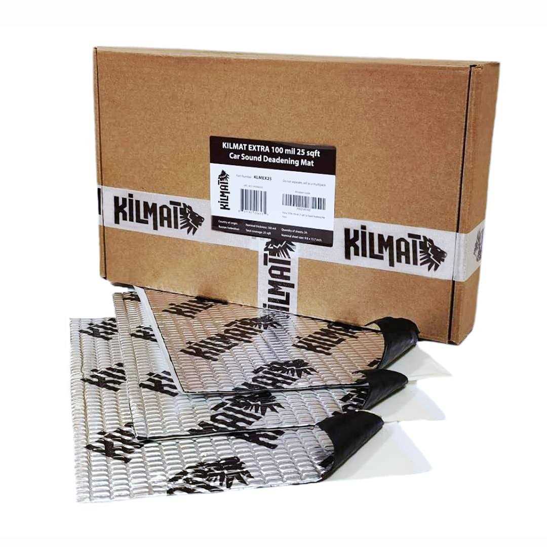 Kilmat 80 mil 36 sqft Car Sound Deadening Mat, Butyl Automotive Sound Deadener, Audio Noise Insulation and dampening - Zenithce