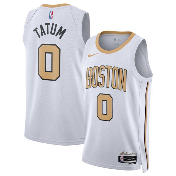 Boston Celtics #0 Jayson Tatum White 2025-26 City Edition Swingman Stitched Jersey - Zenithce
