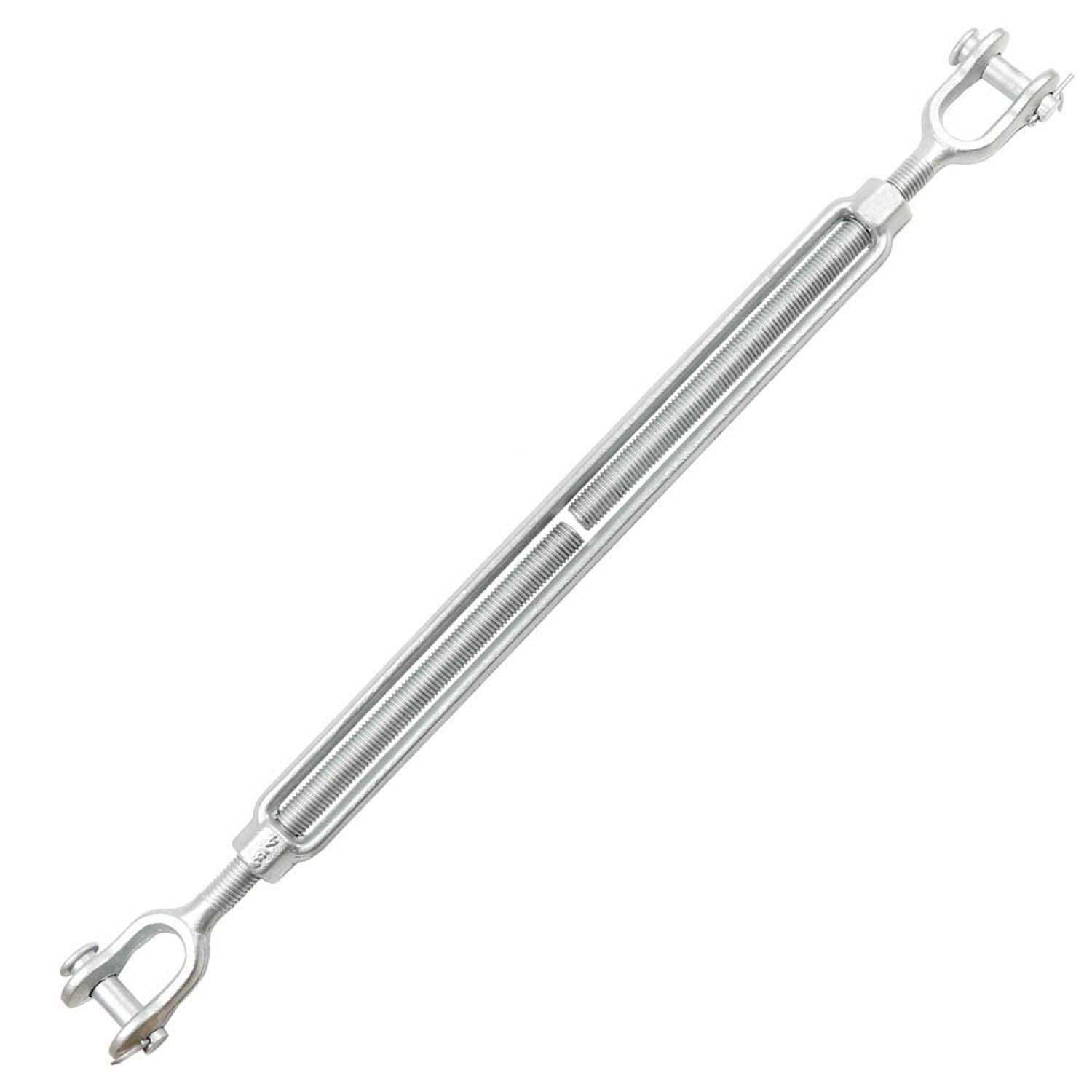 Galvanized Jaw & Jaw Turnbuckle - Zenithce