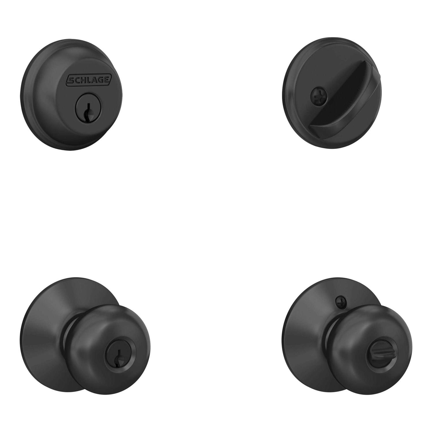 Schlage Plymouth Knob Passage F10 PLY 622 - Zenithce