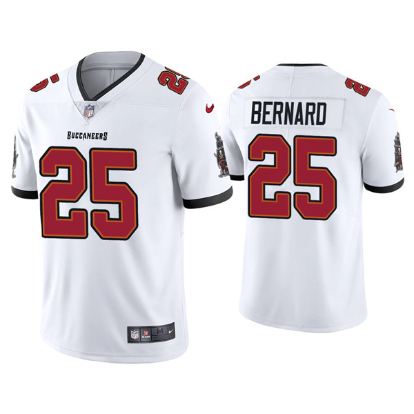 Tampa Bay Buccaneers #25 Giovani Bernard White Vapor Untouchable Limited Stitched Jersey - Zenithce