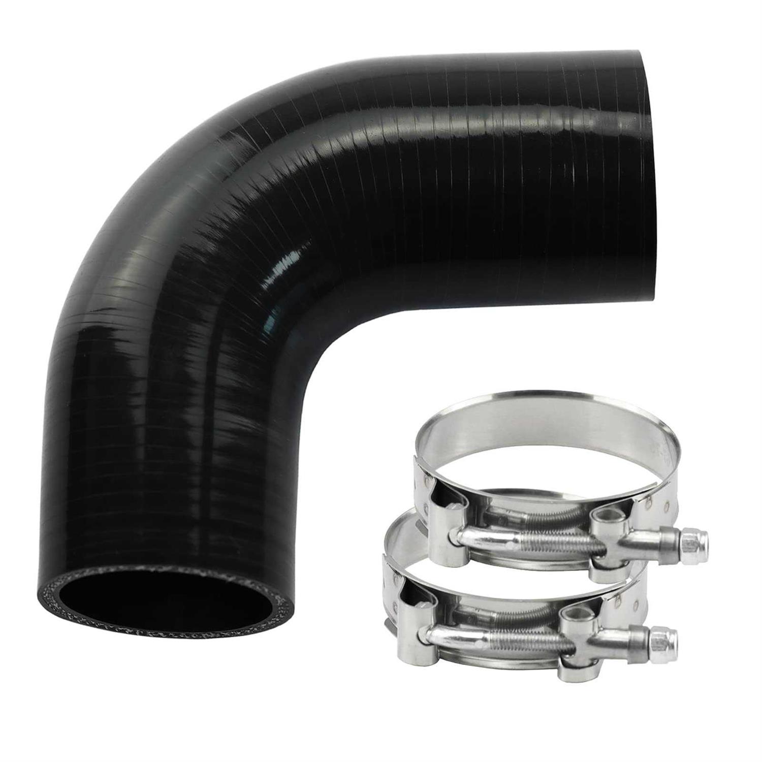 Ucreative 90 Degree Elbow 4-ply High Performance Coupler Silicone Hose For Vehicle With T-Bolt Clamp - Zenithce