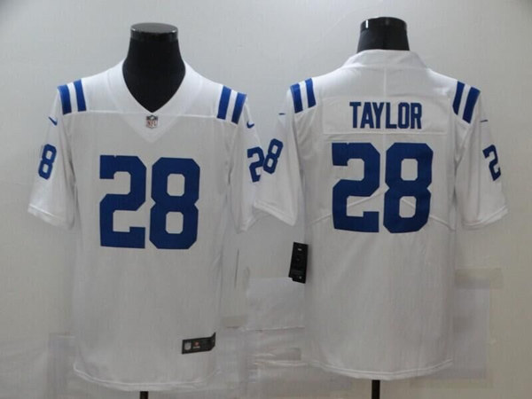 Indianapolis Colts #28 Jonathan Taylor White Stitched Jersey - Zenithce