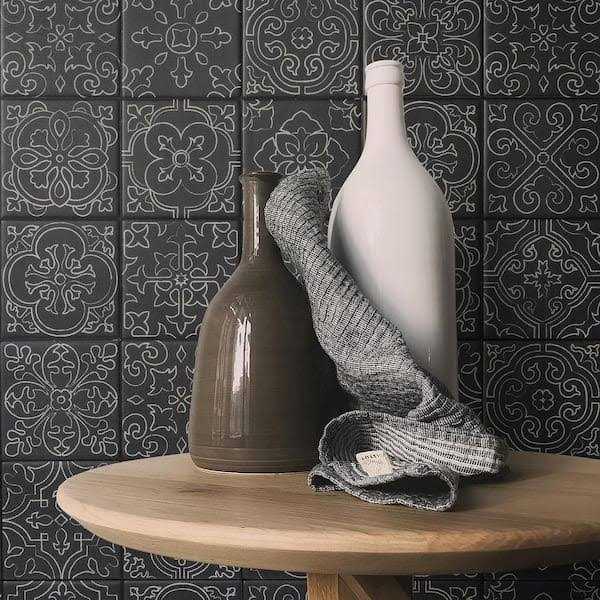 Smart Tiles Smart Panel Gray 30 in. x 8 in. Stainless Peel and Stick Tile SP0002-01-QG - Zenithce