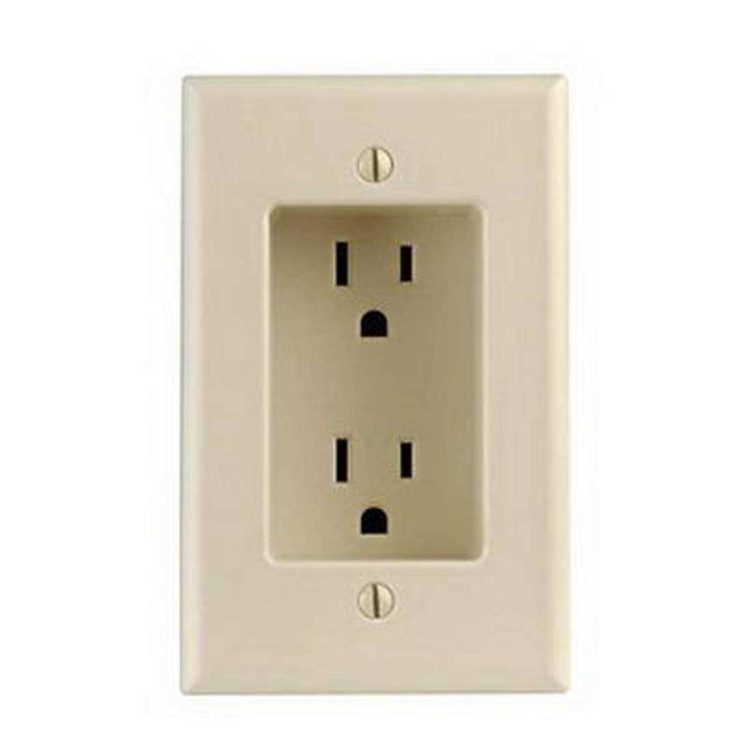 Leviton Recessed Duplex Receptacle 689 - Zenithce