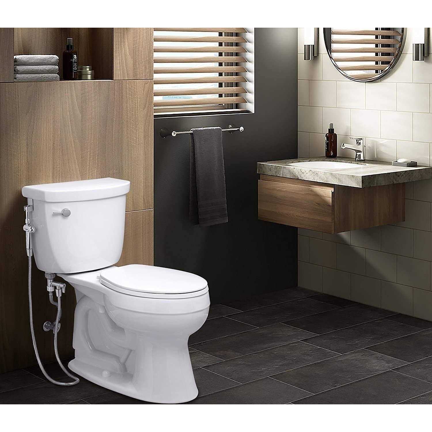 RinseWorks Aquaus 360 Handheld Bidet Sprayer for Toilet - Zenithce