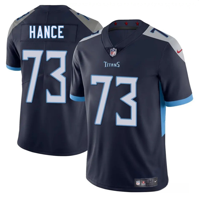 Tennessee Titans #73 Blake Hance Navy 2025 Vapor Limited Stitched Jersey - Zenithce
