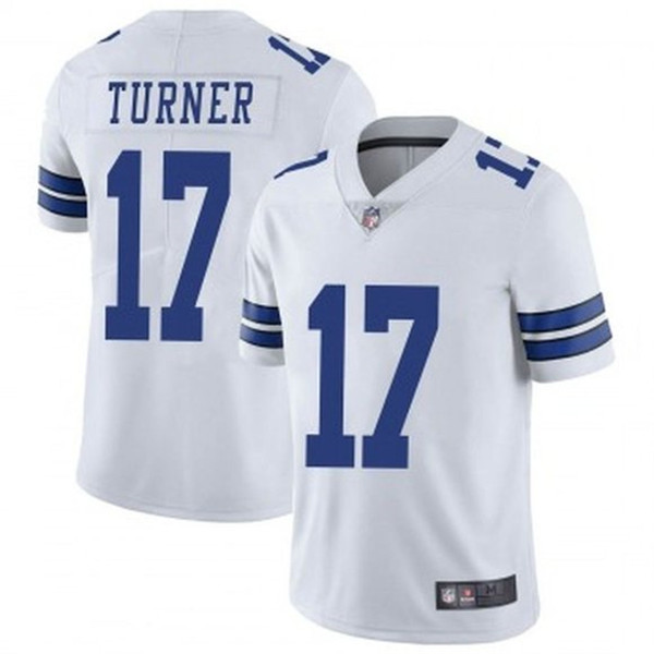 Dallas Cowboys #17 Malik Turner White Vapor Limited Stitched Jersey - Zenithce