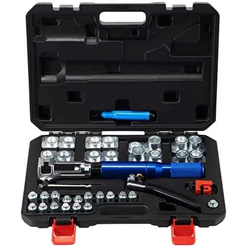 VEVOR Hydraulic Flaring Tool Kit 45 Double Flaring Tool Brake Repair Brake Flaring Tools - Zenithce