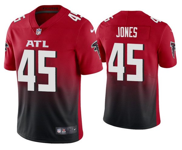 Atlanta Falcons #45 Deion Jones 2020 Red Vapor Untouchable Limited Stitched Jersey - Zenithce