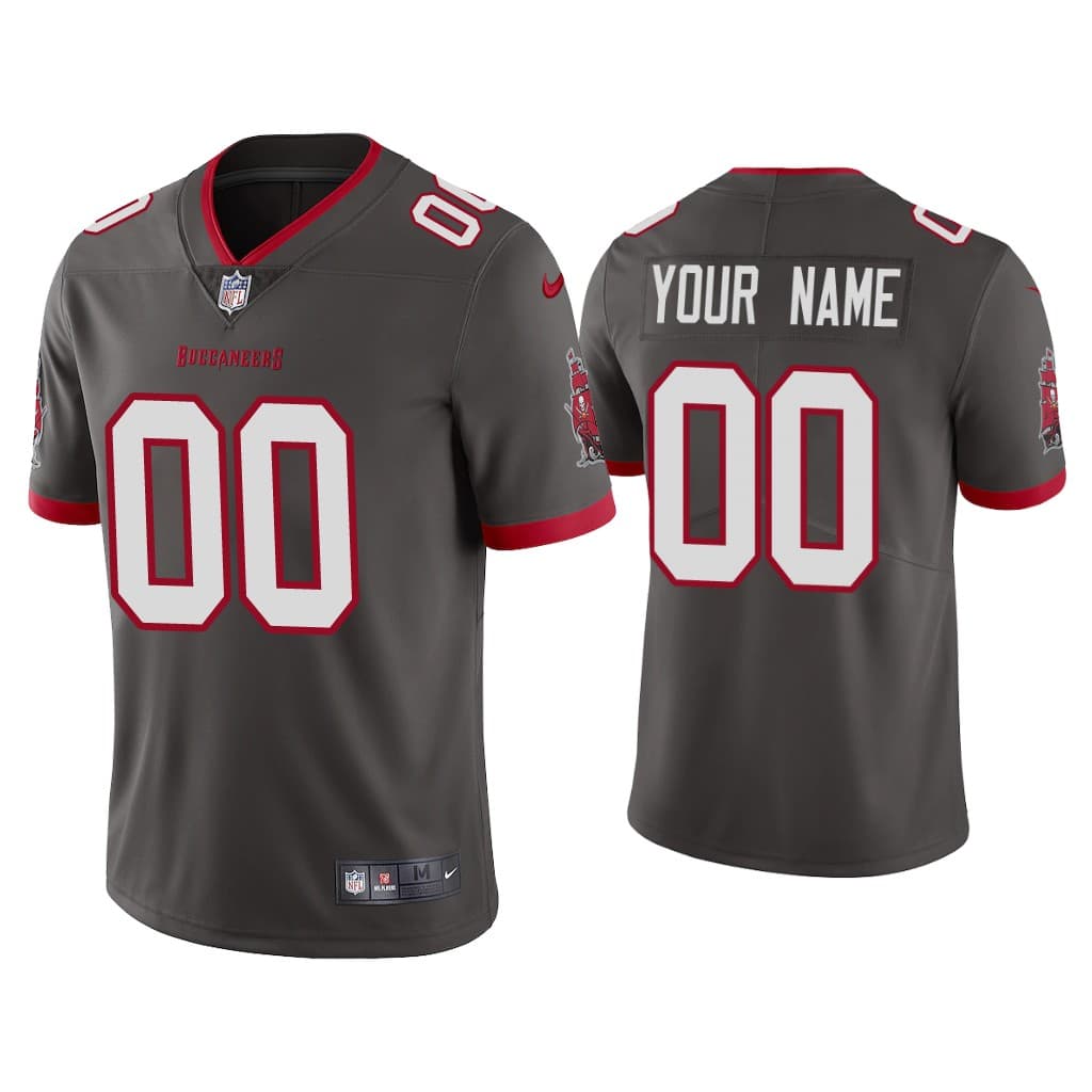 Tampa Bay Buccaneers ACTIVE PLAYER Custom Grey Vapor Untouchable Limited Stitched Jersey - Zenithce