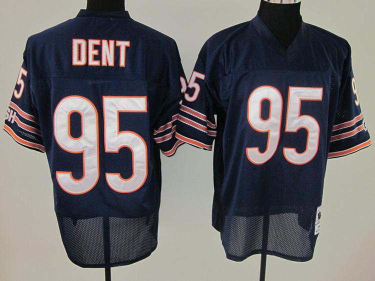 Mitchell And Ness Bears #95 Richard Dent Blue Stitched Jersey - Zenithce