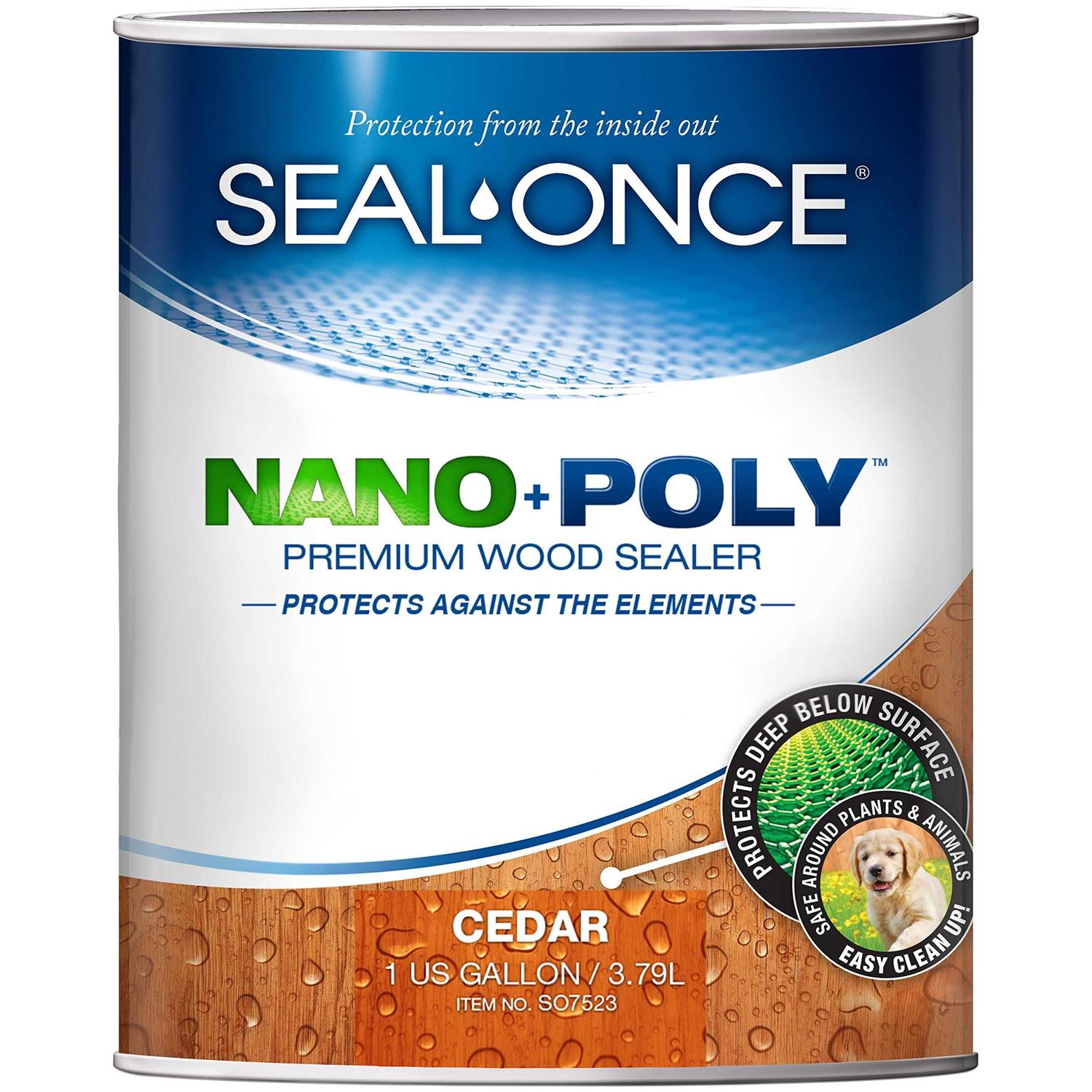 Seal-Once Nano+Poly Wood Sealer - Zenithce
