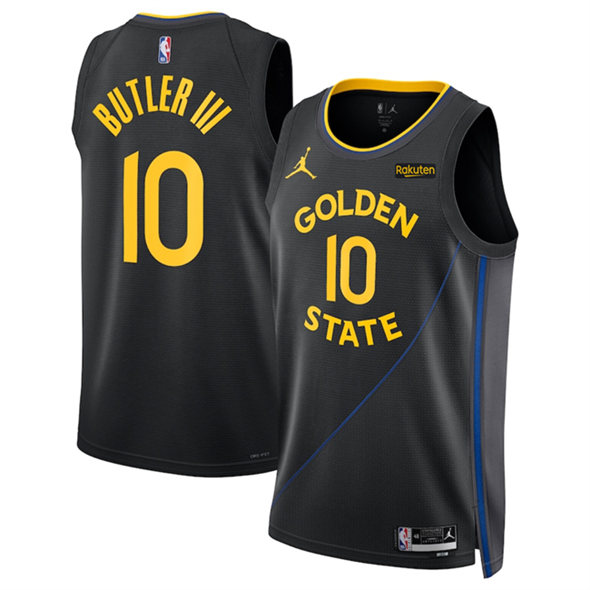 Golden State Warriors #10 Jimmy Bulter III Black 2025 Statement Edition Stitched Jersey - Zenithce