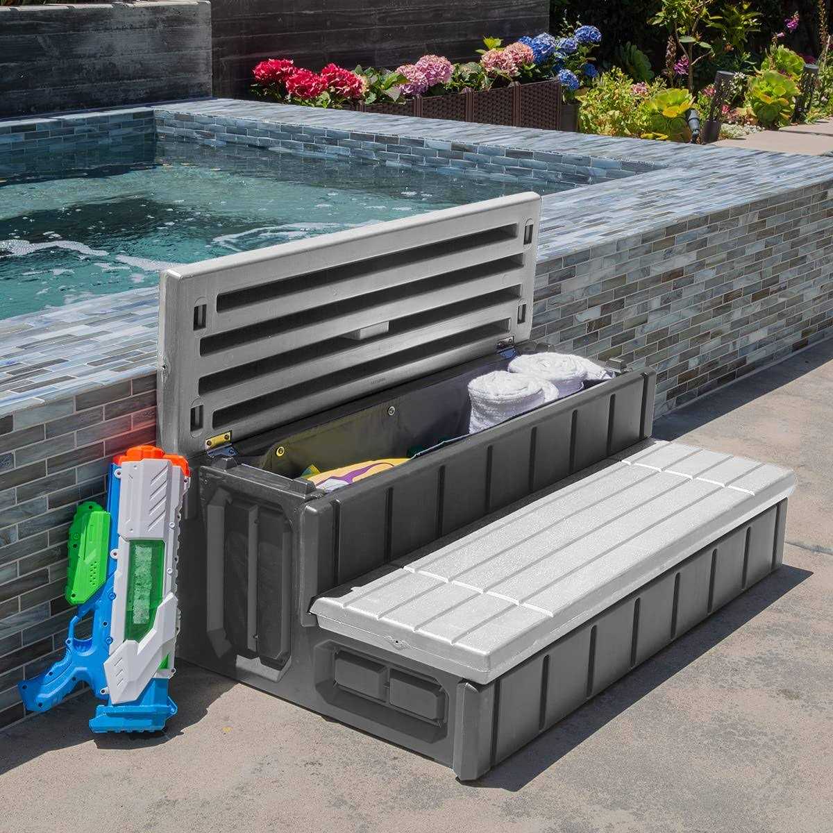 XtremepowerUS Universal Spa and Hot Tub Resin with Storage - Zenithce