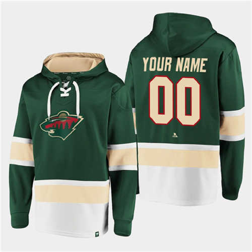 Minnesota Wild Active Player Custom Green All Stitched Sweatshirt Hoodie - Zenithce