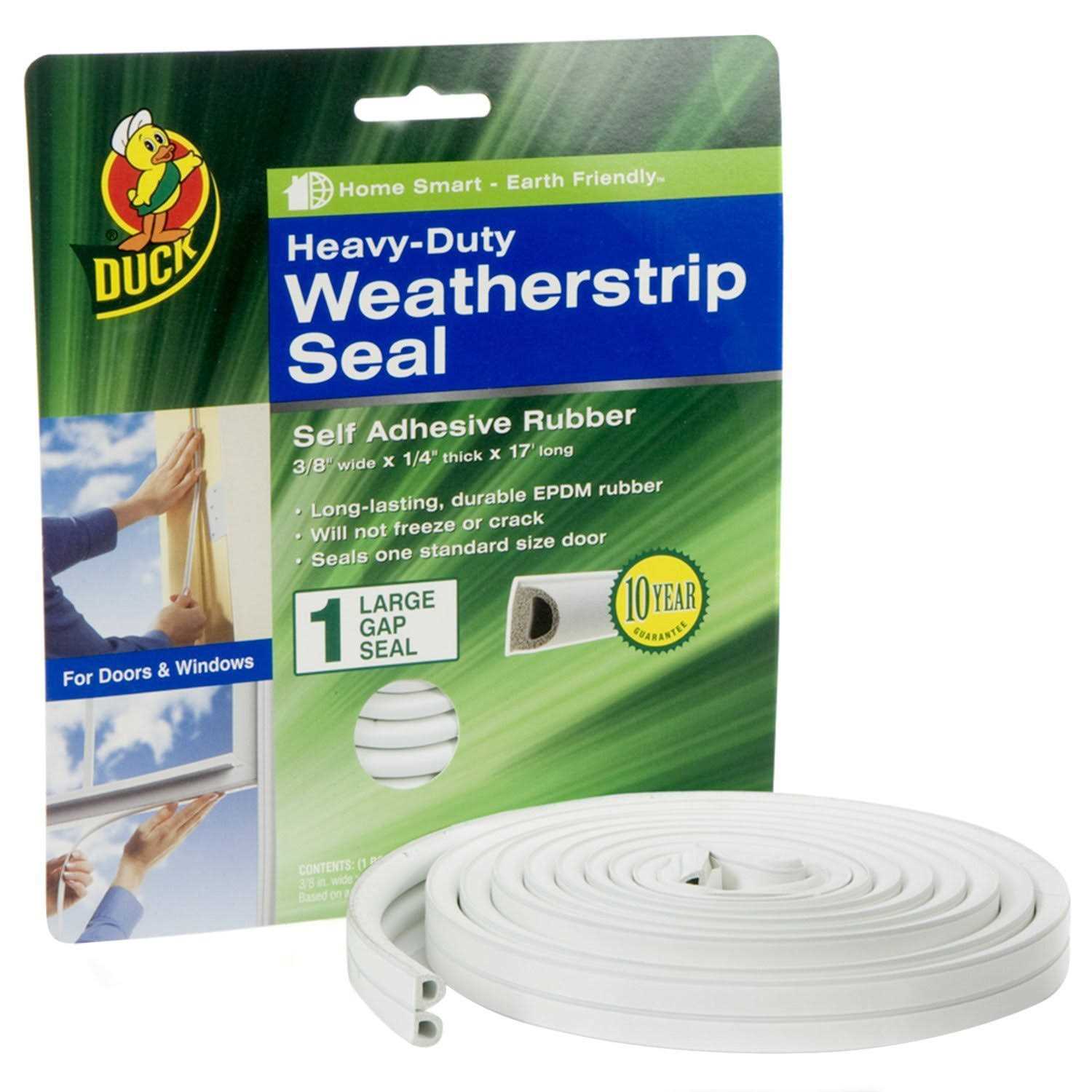 Duck Heavy-Duty Rubber Gap Weatherstrip Seal - Zenithce