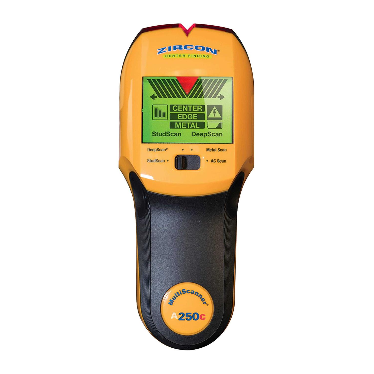 Zircon Multiscanner A200 Electronic Wall Scanner / Metal Detector/ Live AC Wire Detection With SpotLite Pointer - Zenithce