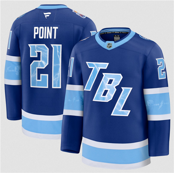 Tampa Bay Lightning #21 Brayden Point Blue 2026 Stadium Series Stitched Jersey - Zenithce