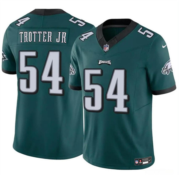 Philadelphia Eagles #54 Jeremiah Trotter Jr Green 2024 Draft F.U.S.E. Vapor Untouchable Limited Stitched Jersey - Zenithce