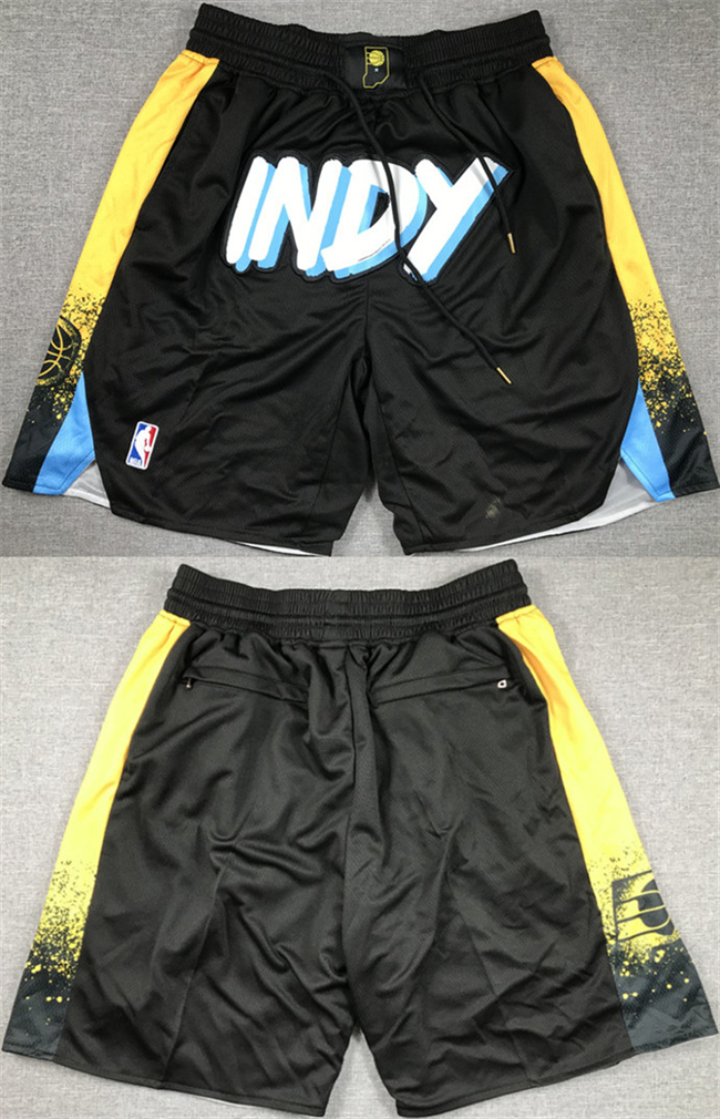 Indiana Pacers Black City Edition Shorts (Run Small) - Zenithce