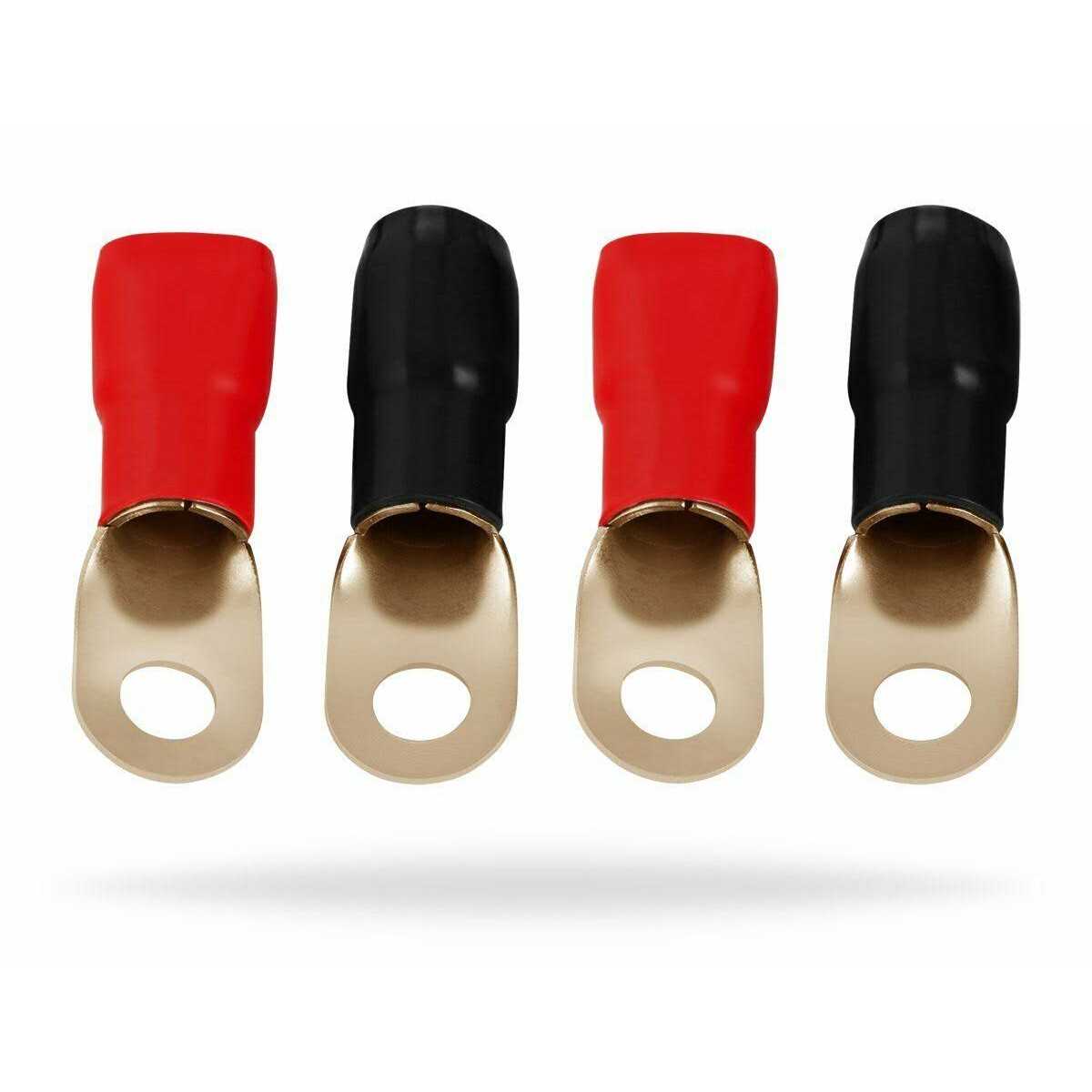 InstallGear 10 Gauge AWG Crimp Ring Terminals Connectors - Zenithce
