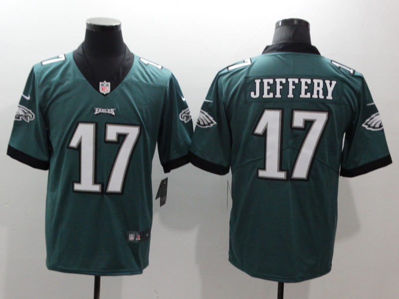 Philadelphia Eagles #17 Alshon Jeffery Green Vapor Untouchable Limited Stitched Jersey - Zenithce