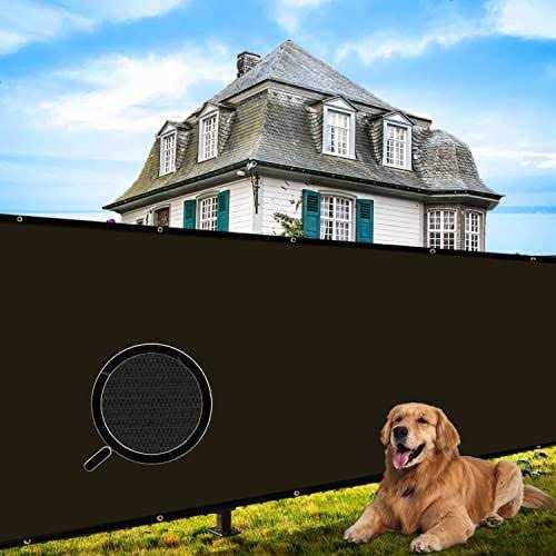 Shade&beyond 50′ Fence Privacy Screen Heavy Duty Gsm Fencing Mesh Shade Net Cover For Wall Garden Yard Outdoor - Zenithce