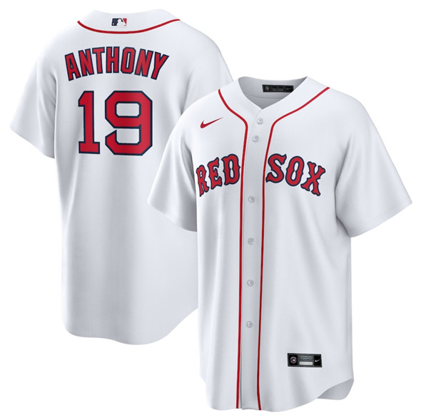 Boston Red Sox #19 Roman Anthony White Cool Base Stitched Jersey - Zenithce