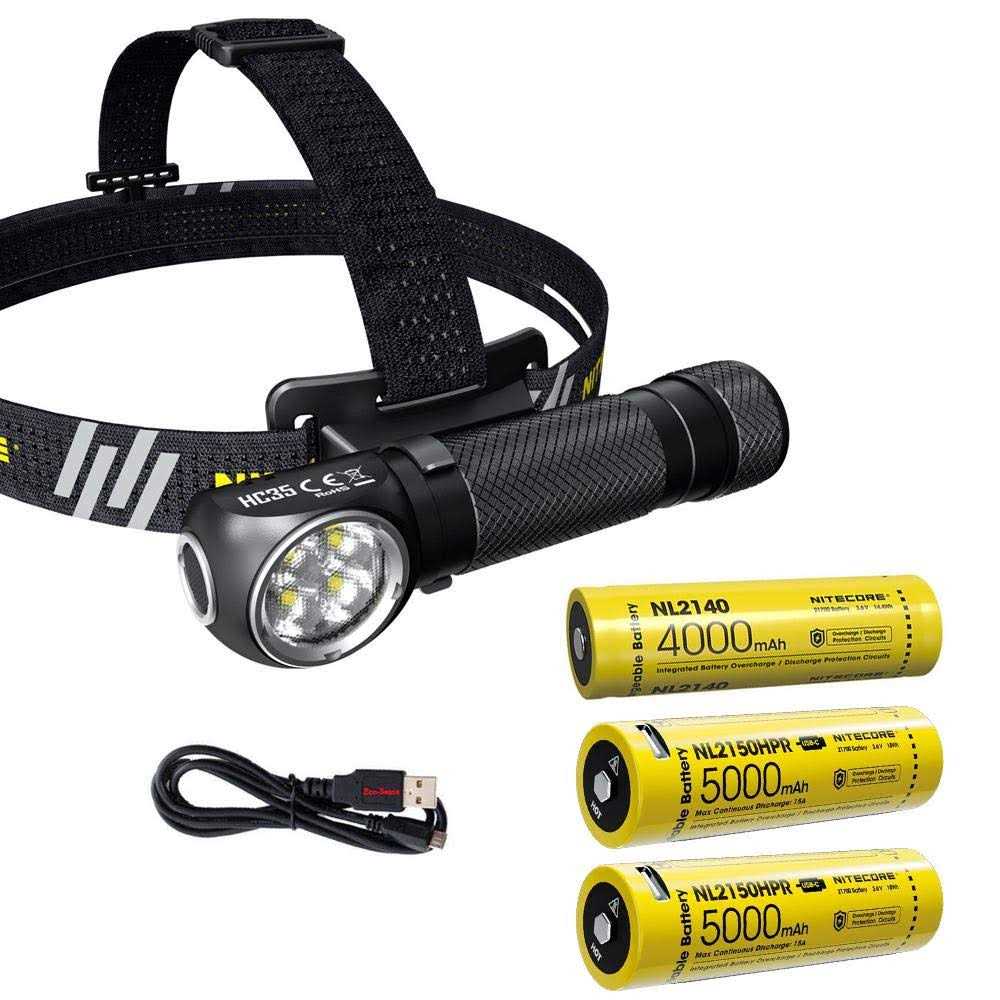 Nitecore HC35 2700 Lumen USB Rechargeable Headlamp - Zenithce