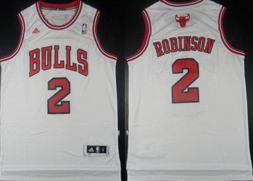 Chicago Bulls #2 Nate Robinson Revolution 30 Swingman White Jersey - Zenithce