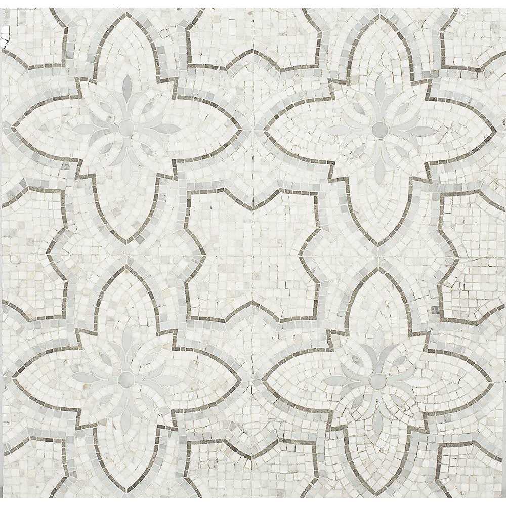 Ivy Hill Tile Fusion Hex Terrazzo 9.13 in. x 10.51 in. Matte Porcelain Floor and Wall Tile - Zenithce