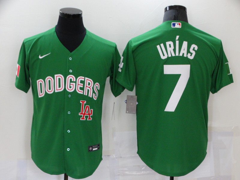 Los Angeles Dodgers #7 Julio Urias Mexican Heritage Night Stitched Baseball Jersey - Zenithce