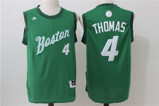 Boston Celtics #4 Isaiah Thomas adidas Green 2016 Christmas Day Stitched Swingman Jersey - Zenithce