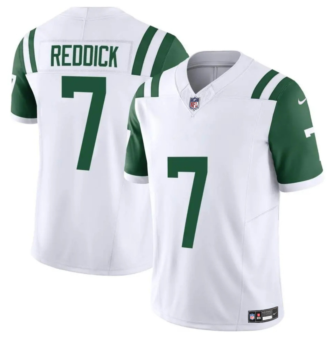 New York Jets #7 Haason Reddick White 2024 Classic Alternate Vapor F.U.S.E. Limited Stitched Jersey - Zenithce