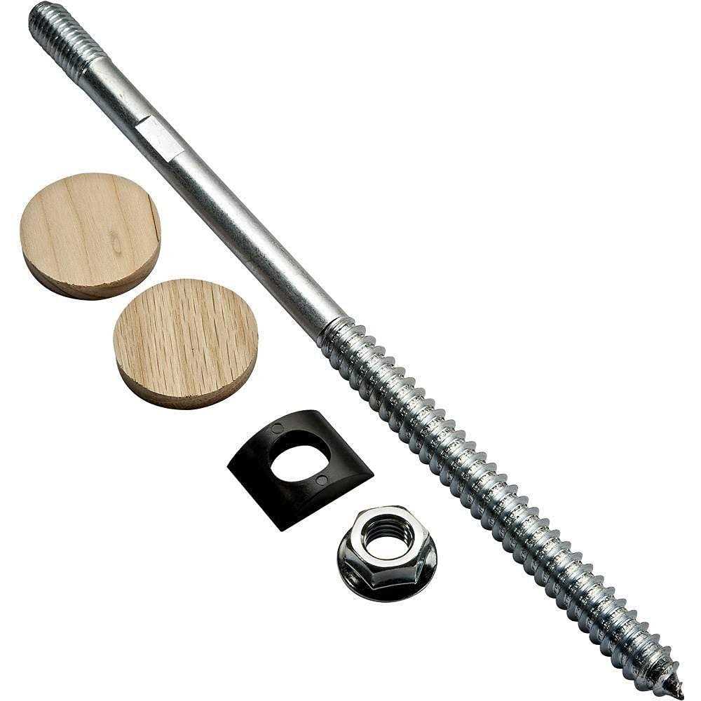 Ubrand 2PCS Toilet Seat Hinges Screws Toilet Seat Top Fixing Part - Zenithce